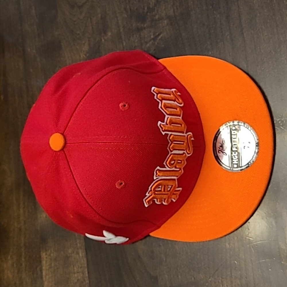 Playboy Cap‎ Orange Rad HGC Fitted 7 1/4